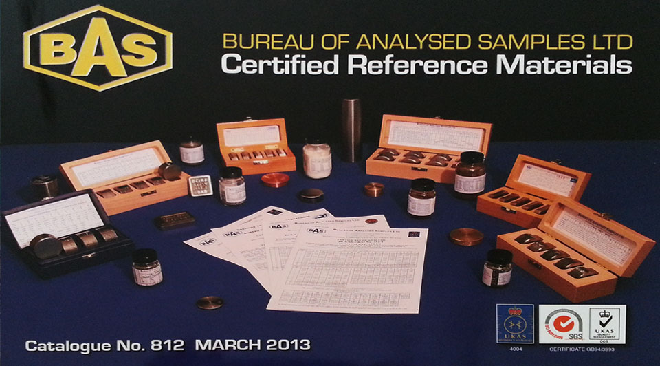 BUREAU OF ANALYSED SAMPLES LTD Certified Reference